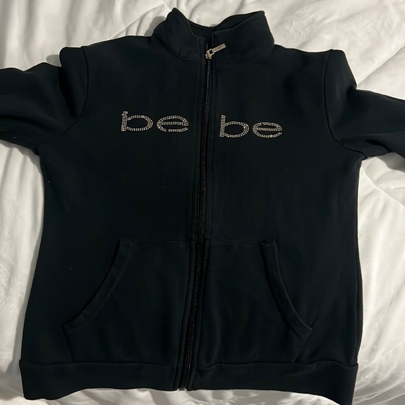 Tops | Bebe Zip Up Sweater | Poshmark